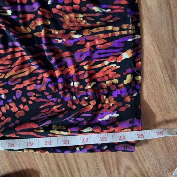 Ann Klein Womens Tunic Blouse Faux Wrap Slinky 3/4 Sleeve Medium - Picture 10 of 12